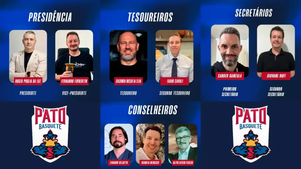 diretoria pato basquete