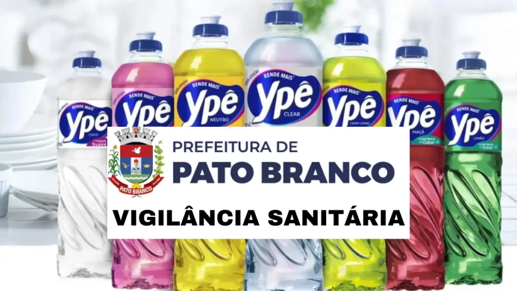 Vigilância Sanitária Pato Branco produtos YPÊ