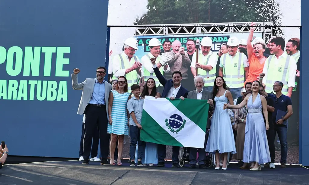 inauguração da ponte de guaratuba