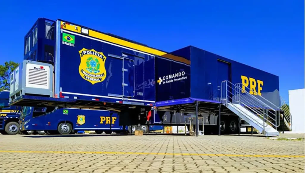 carreta da saúde prf