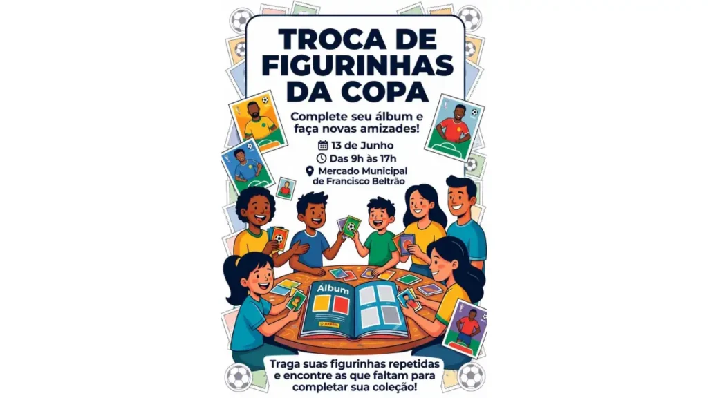 troca de figurinhas copa