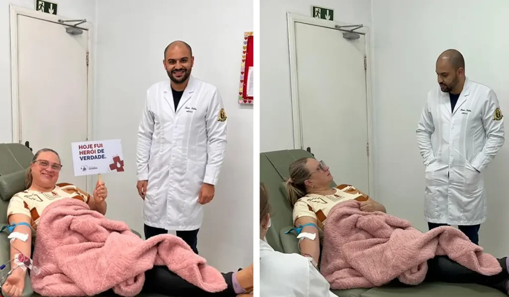 palmas doação de sangue