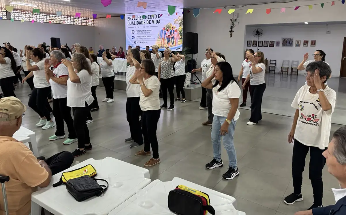 Vitorino reúne idosos do Ativamente 60+ para tarde de cuidado e diversão