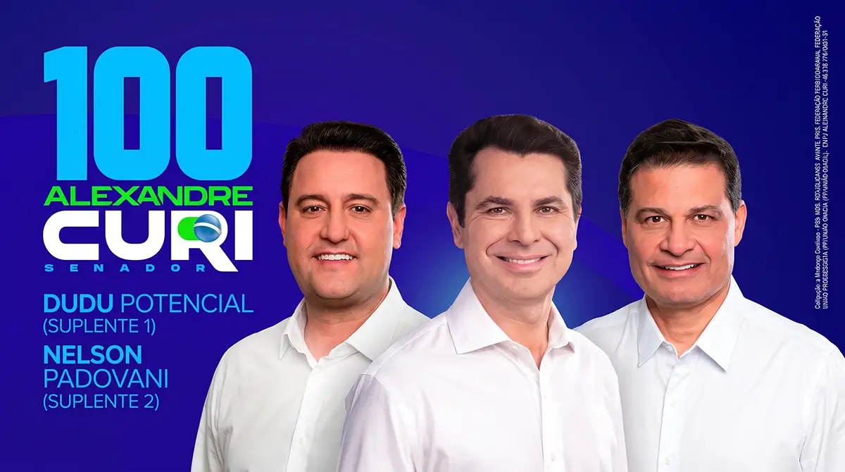 Alexandre Curi registra candidatura ao Senado com número 100