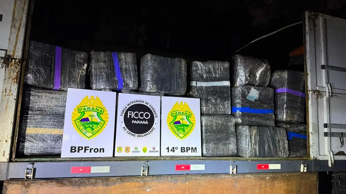 PMPR apreende mais de 4,2 toneladas de maconha na BR-277