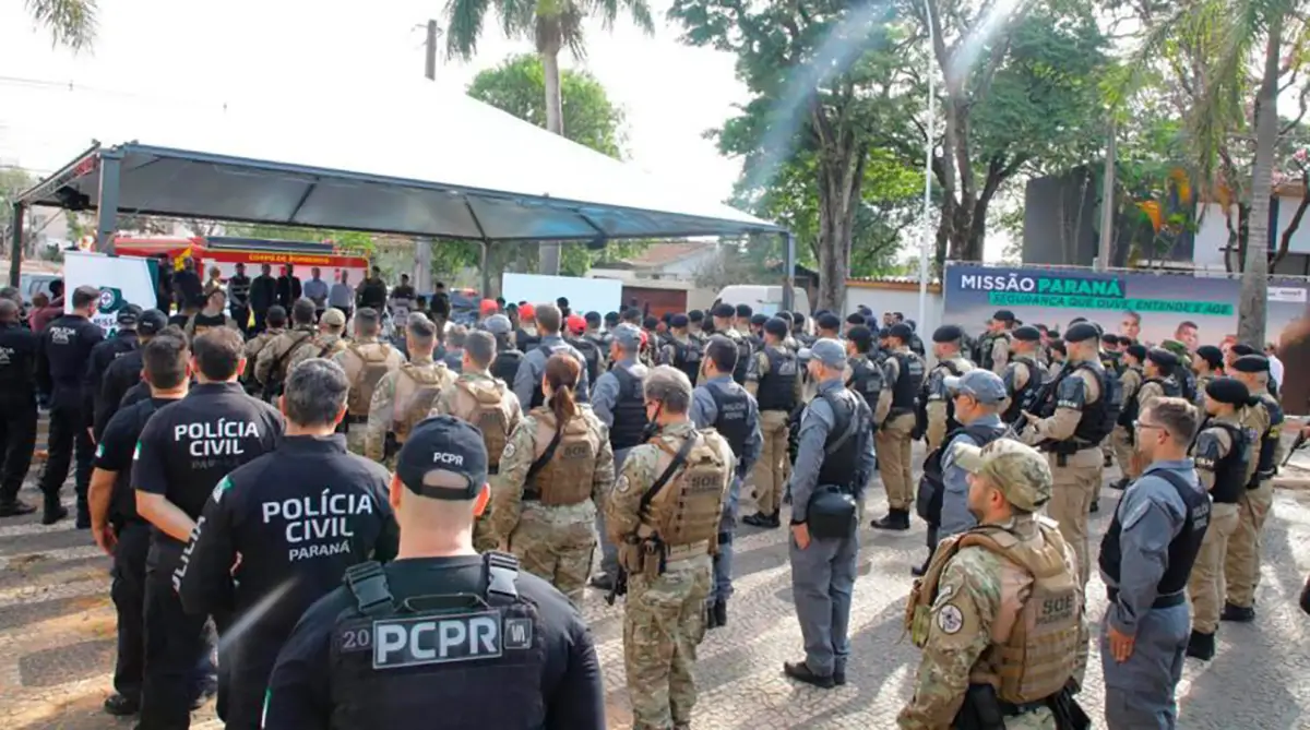 Homicídios, roubos e furtos de veículos caem no Paraná em 2026