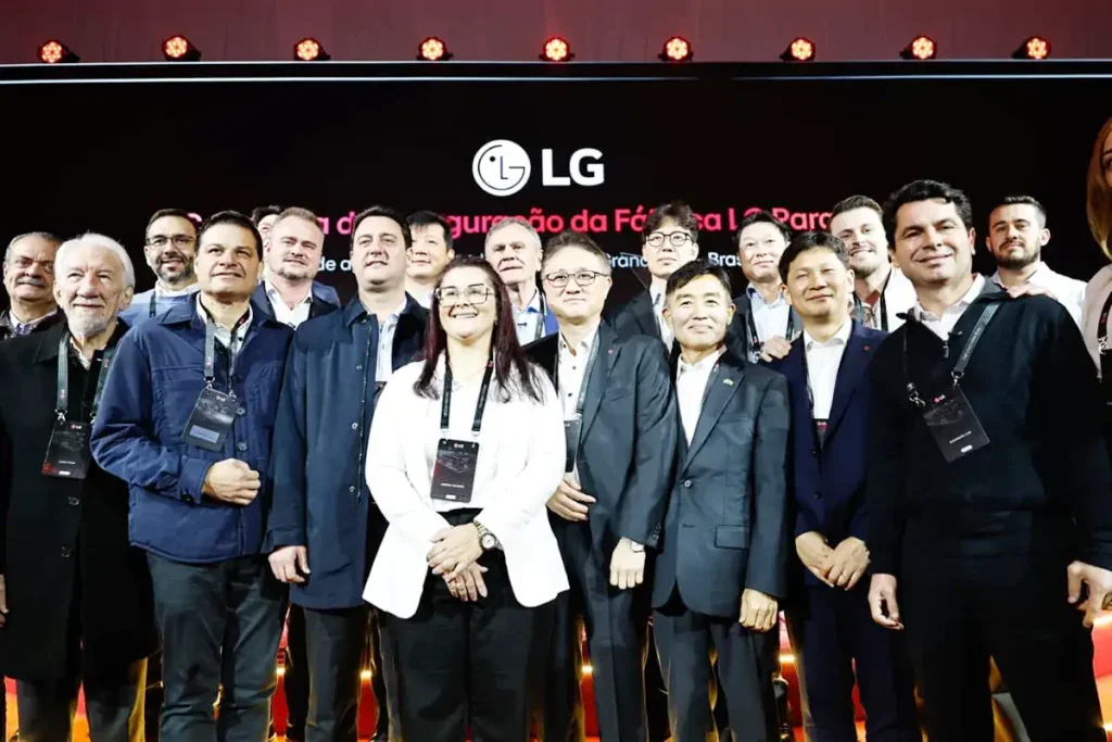 inauguração lg eletronics