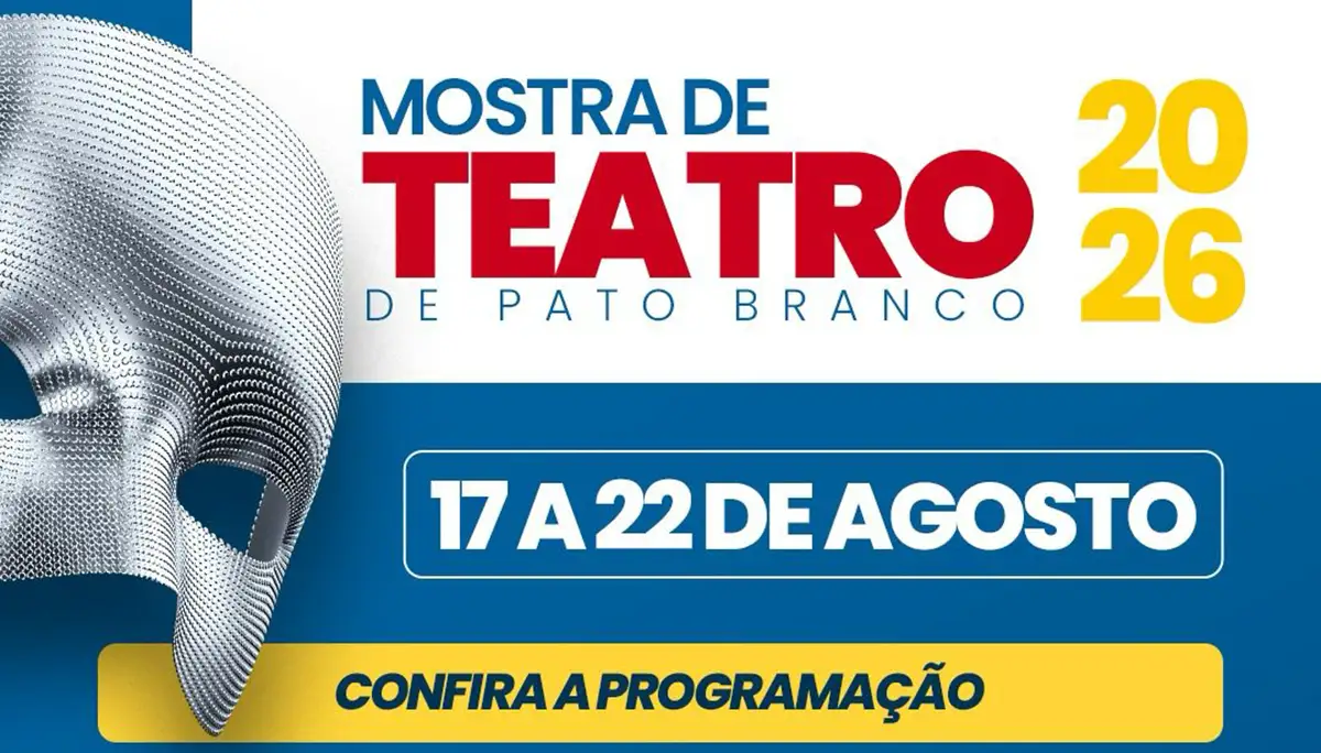 Nove espetáculos integram a Mostra de Teatro de Pato Branco 2026