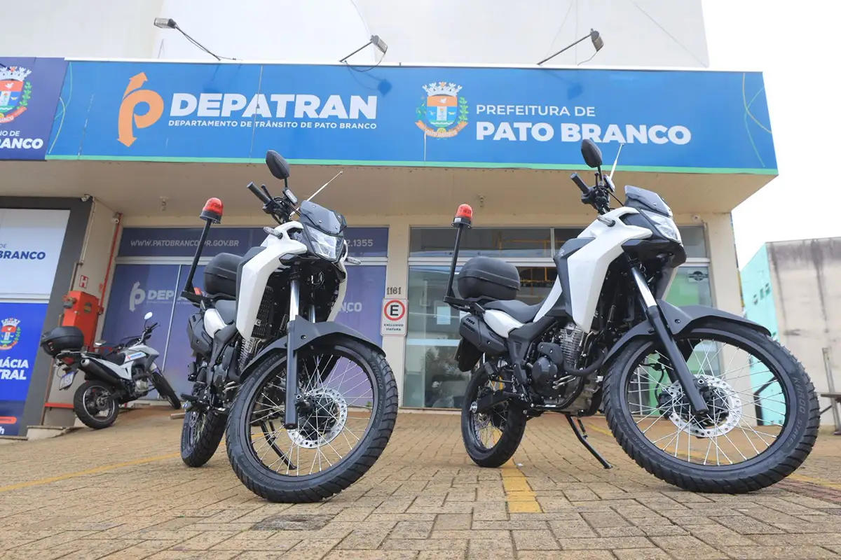 Novas motos do Depatran agilizam atendimento no trânsito