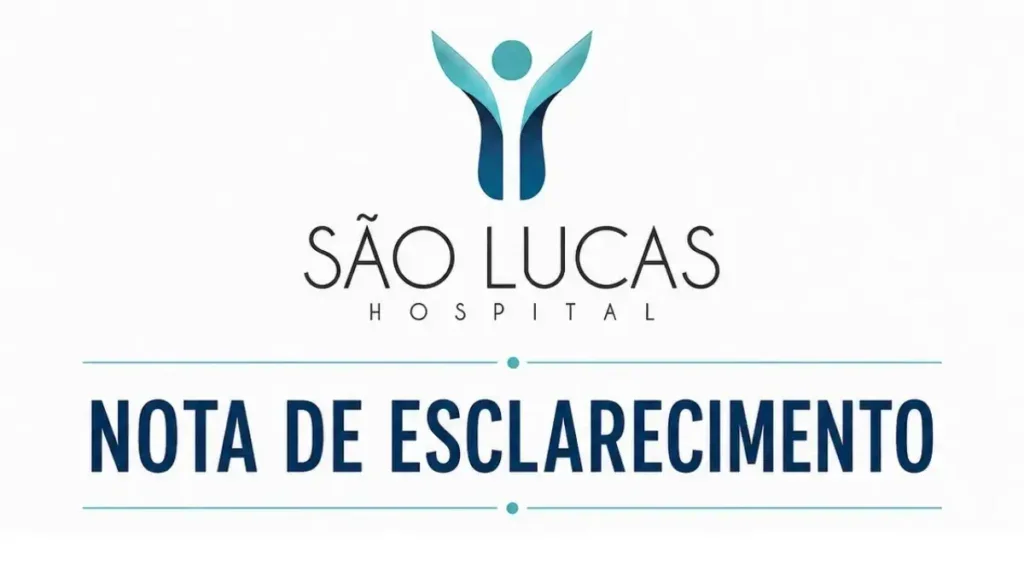 nota de esclarecimento hospital são lucas