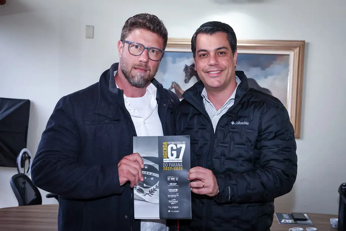 Requião Filho recebe agenda estratégica elaborada pelo G7 Paraná