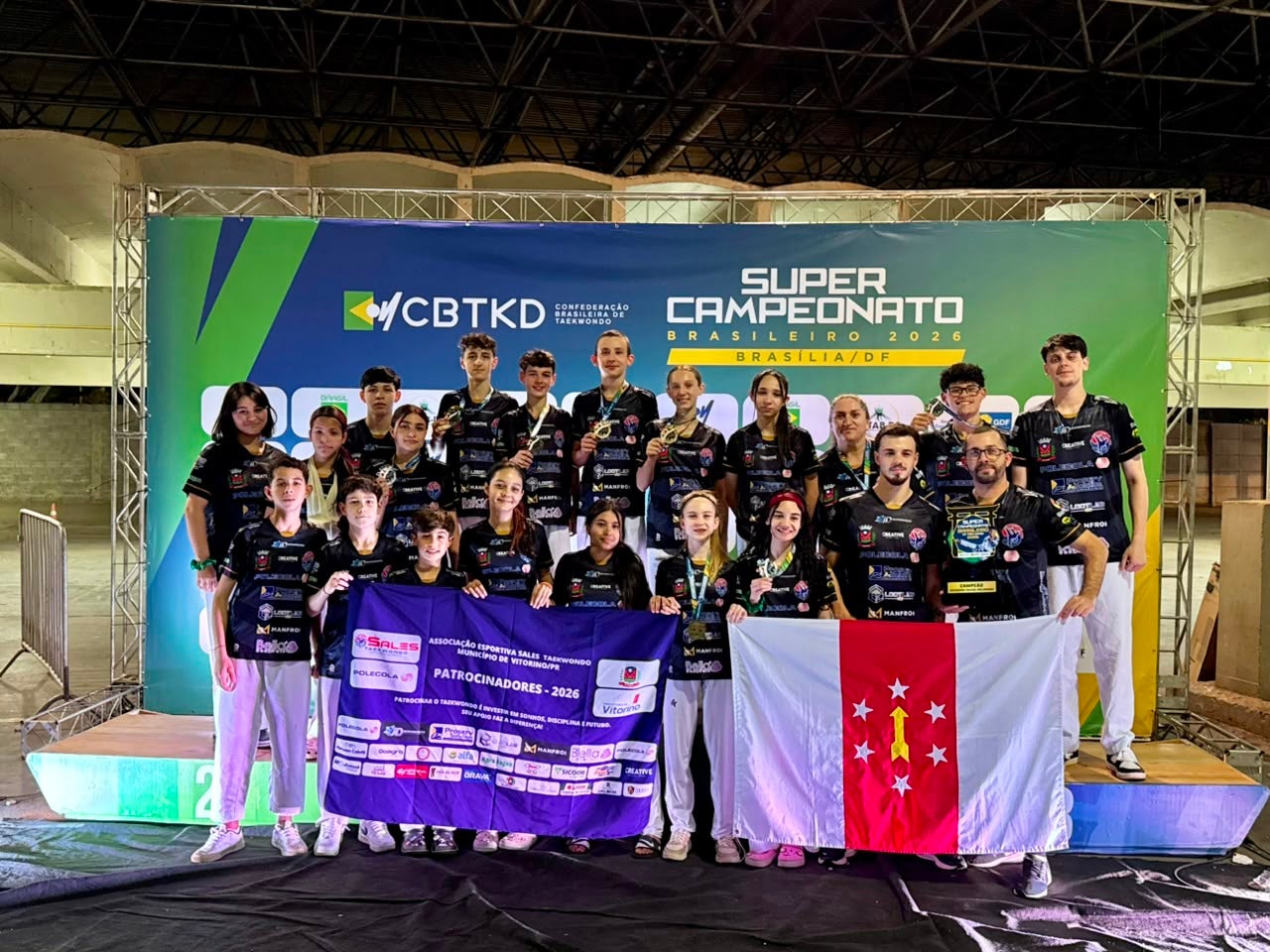 Vitorino conquista nove medalhas no Super Campeonato Brasileiro de Taekwondo
