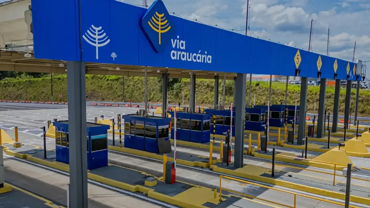 via araucária praça de pedágio