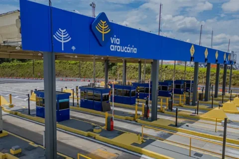 via araucária praça de pedágio