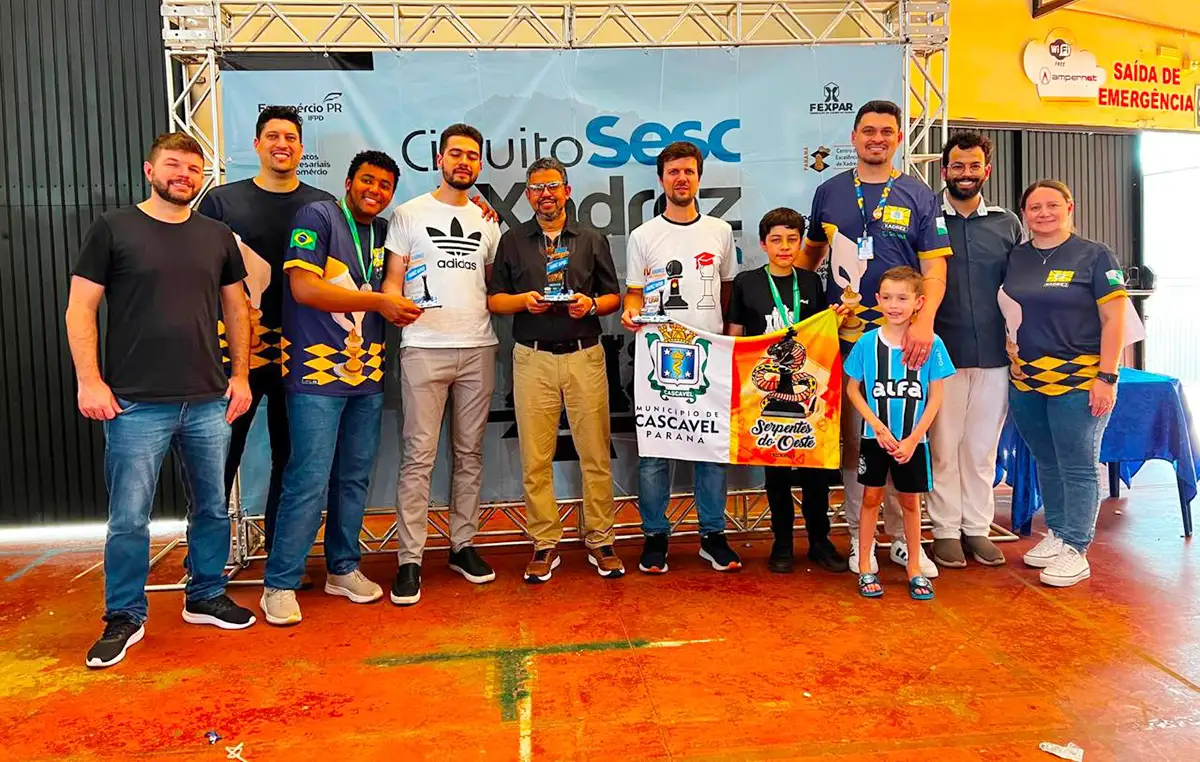 Francisco Beltrão sedia torneios de xadrez com rating FIDE