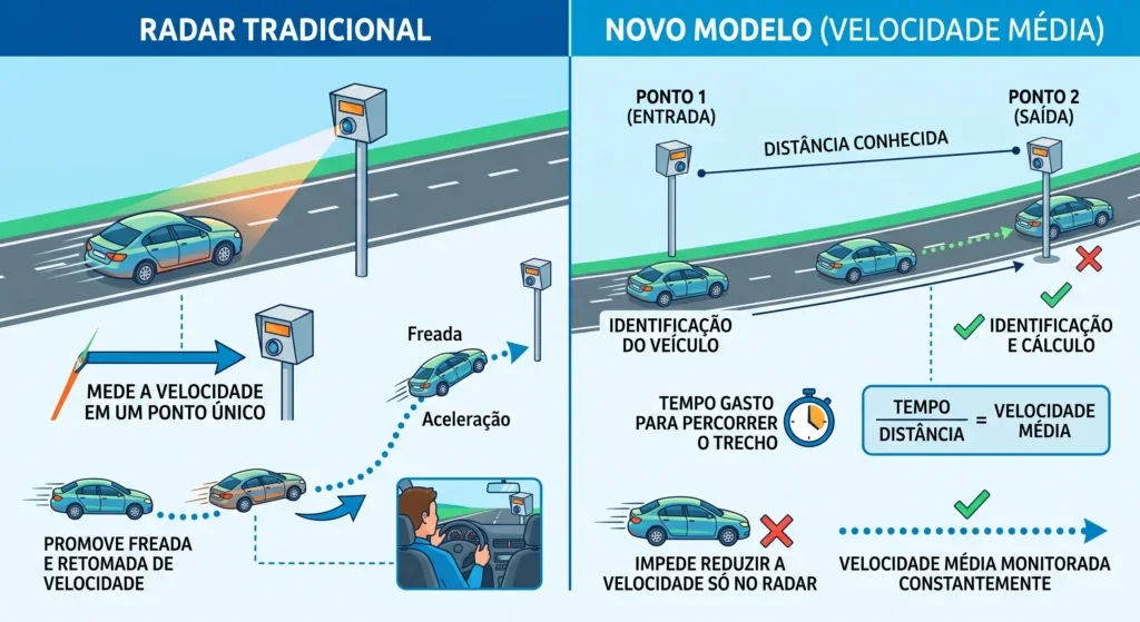 radar média velocidade