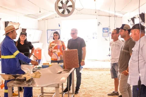 Modernos equipamentos e soluções serão apresentados aos avicultores. Na foto, edição de 2025. Crédito Vibra Foods_Divulgação.JPG