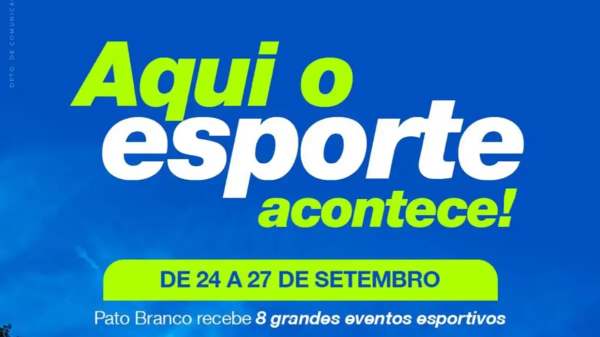 agenda esportiva pato branco