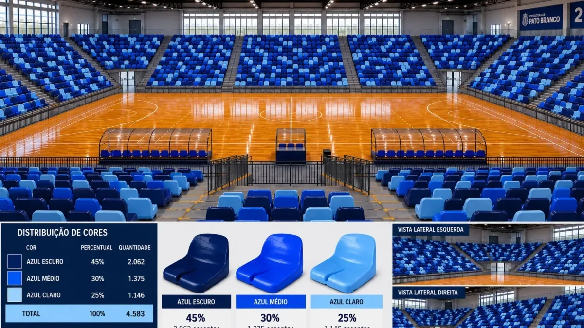 assentos Arena Cláudio Petrycoski