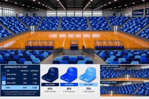 assentos Arena Cláudio Petrycoski