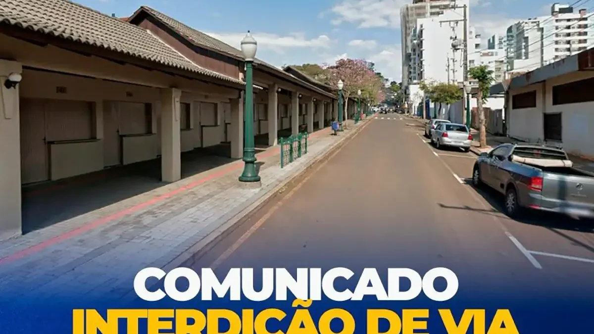 interdição de via