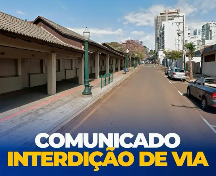 interdição de via