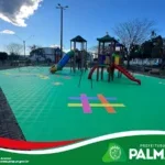 palmas piso tátil