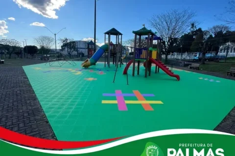 palmas piso tátil