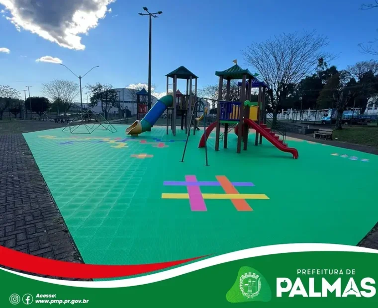 palmas piso tátil