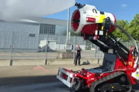 robôs contra incêndios