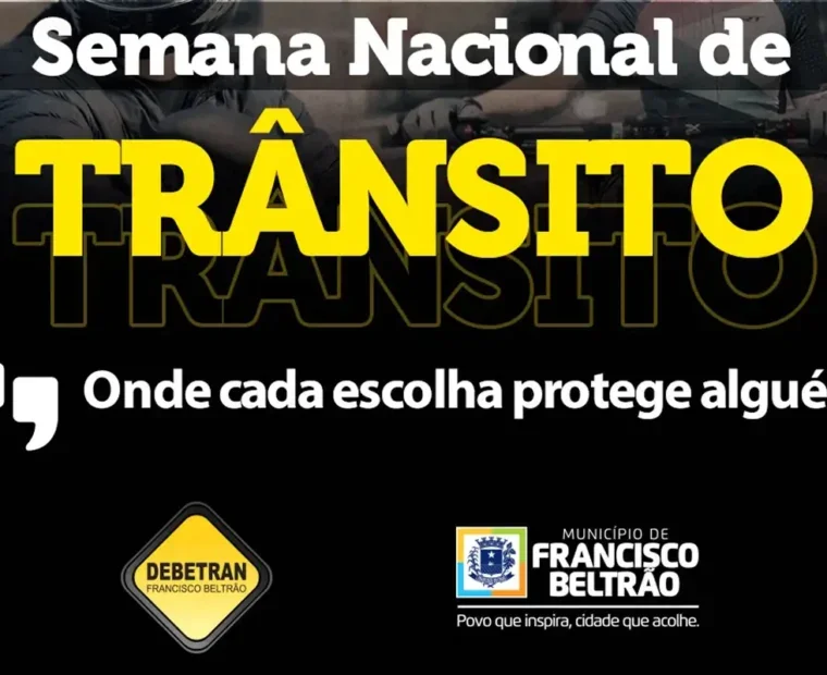 semana de trânsito Francisco Beltrão