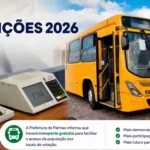 transporte coletivo palmas eleições