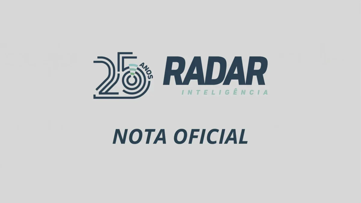 RADAR ITELIGÊNCIA NOTA OFICIAL