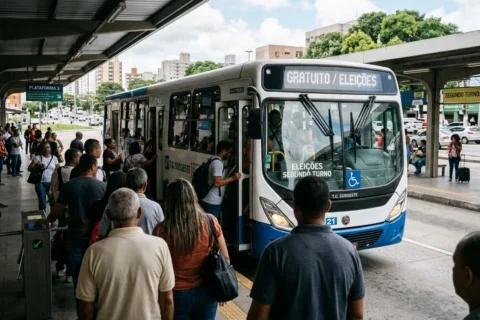 Transporte gratuito eleições