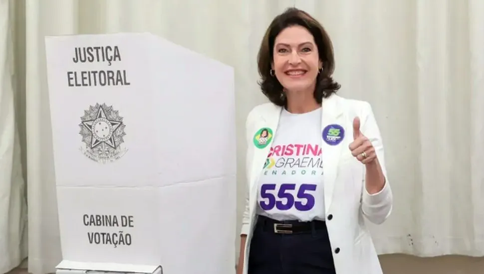 cristina graeml votando curitiba