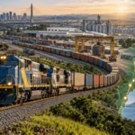 ferrovia imagem gerada por IA