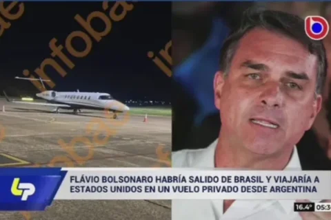flavio bolsonaro suposta fuga