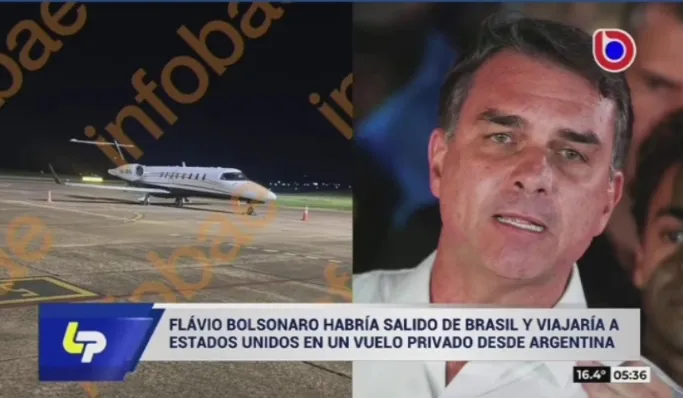 flavio bolsonaro suposta fuga
