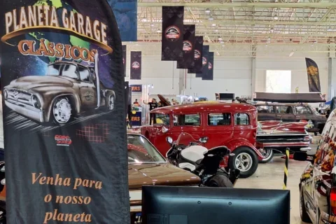 old & low car