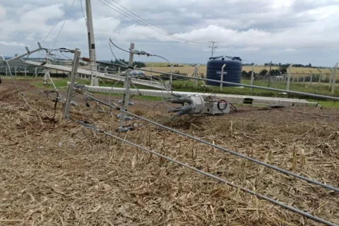 poste caído temporal copel