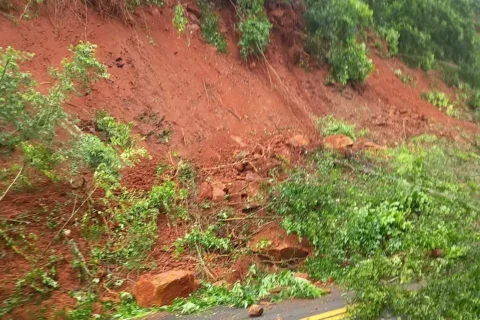 queda barreira planalto