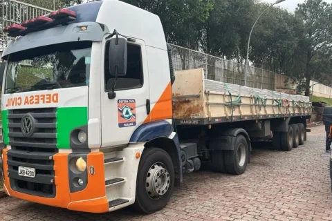 defesa civil telhas laranjeiras do sul